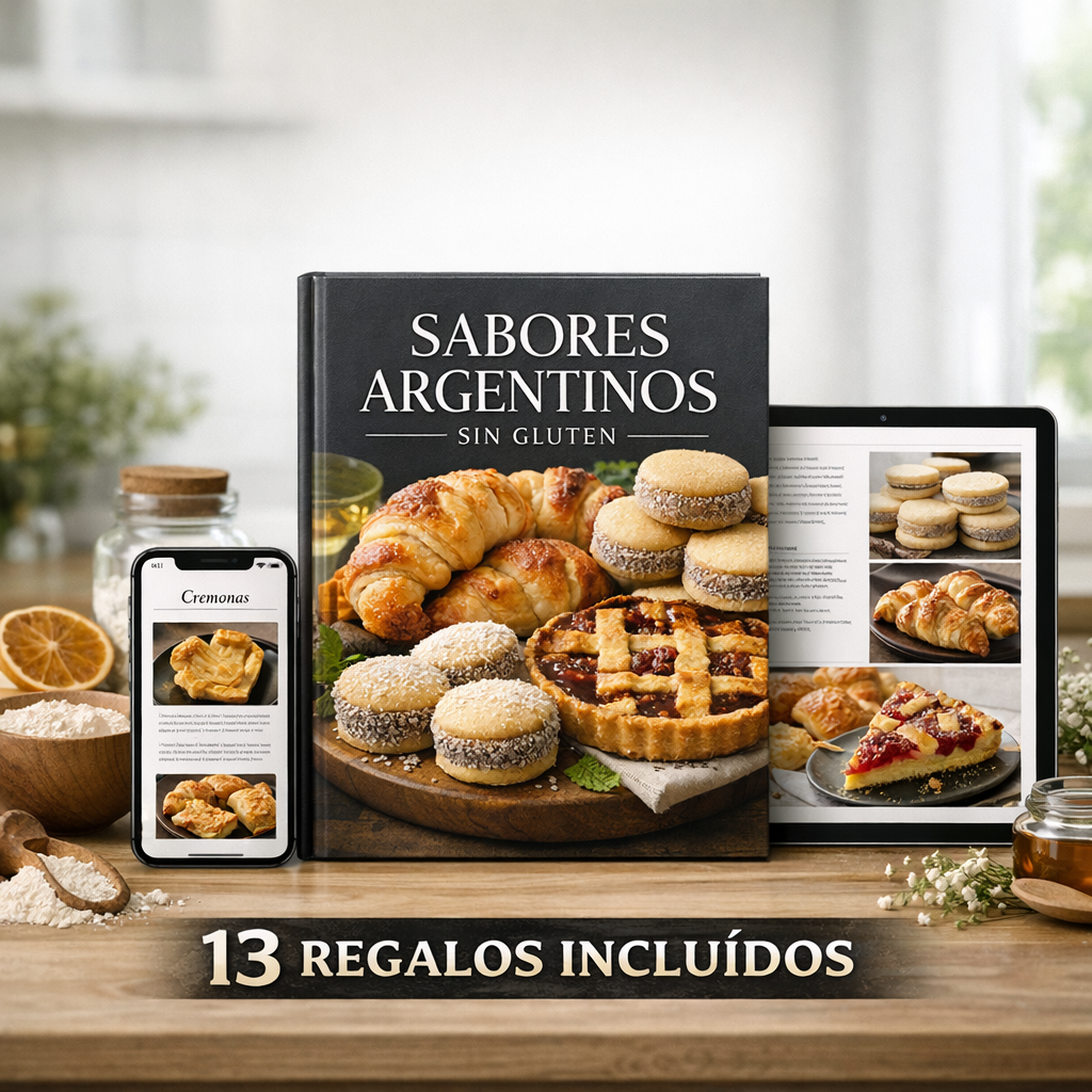 Panadería Argentina SIN GLUTEN + 13 BONOS DE REGALO