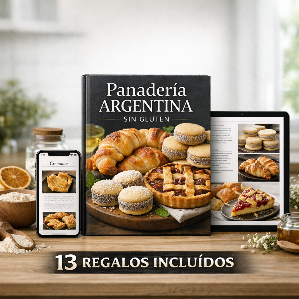 Panadería Argentina SIN GLUTEN + 13 BONOS DE REGALO